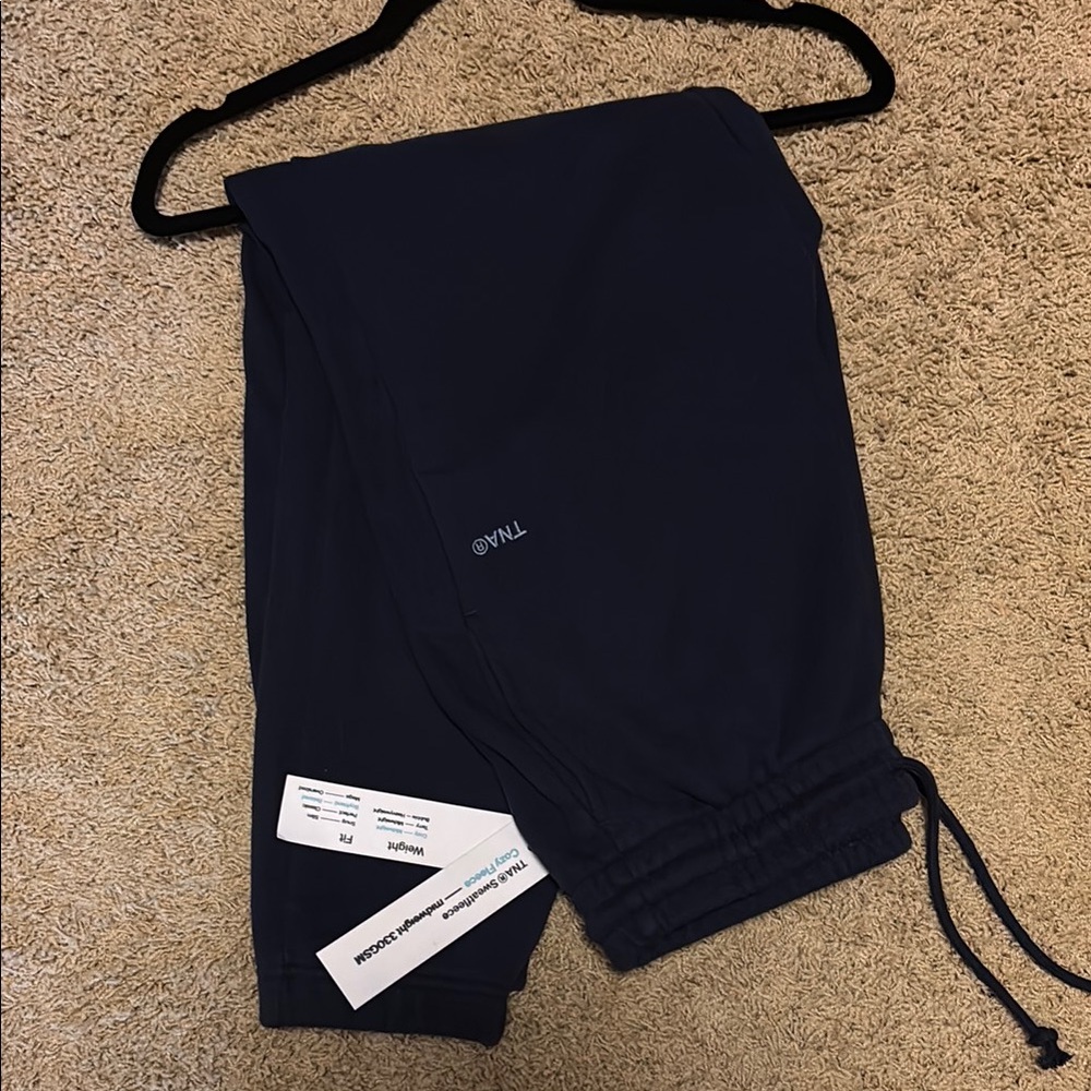 Aritzia Navy Track Pants